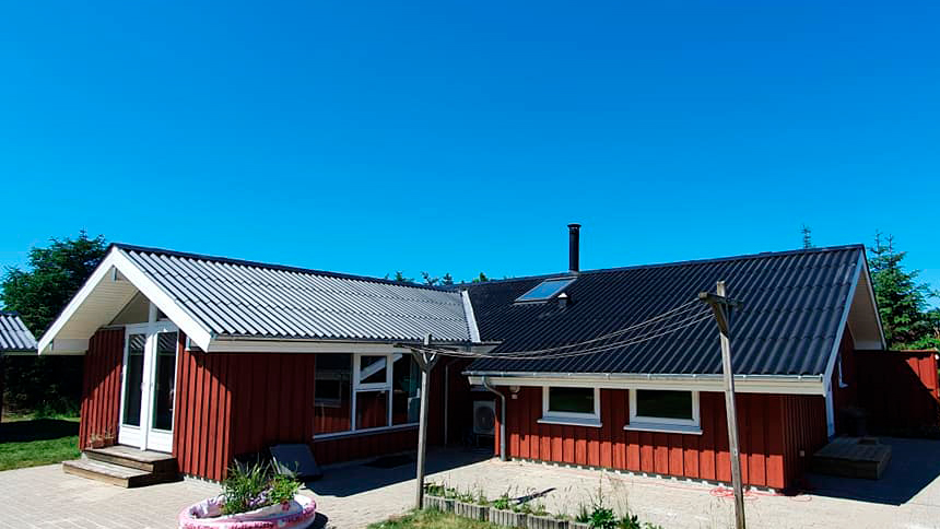 Sommerhus med eternittag Tømrer i Aalborg Kollerup Construction