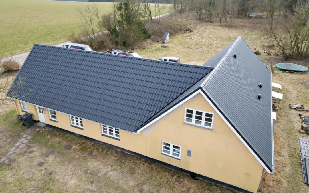 Stålpladetag med tagstensprofil