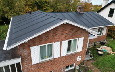 Tagpaptag med listedækning